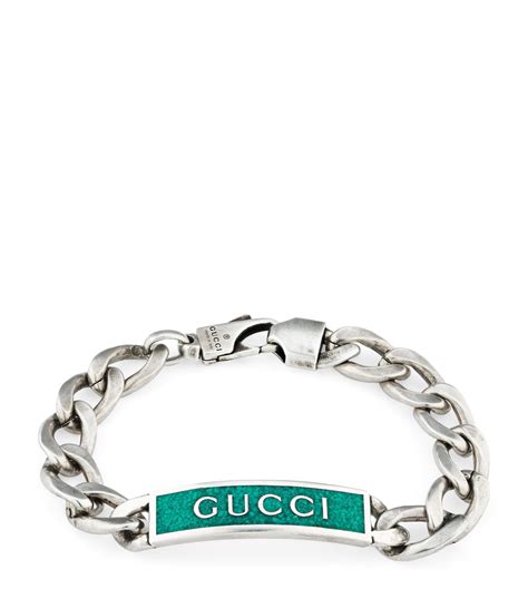 gucci logo bracelet|Gucci trademark bracelet.